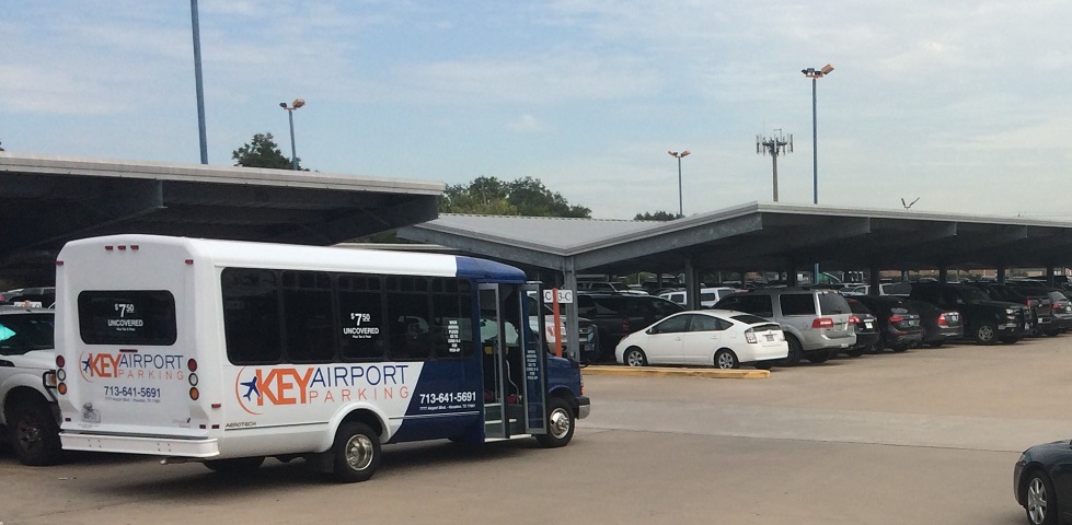 Shuttle service to Hobby Airport in Houston.